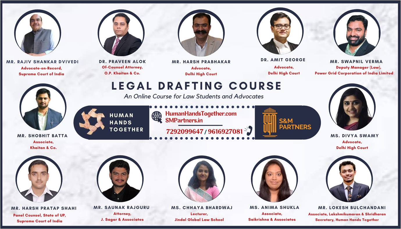 ONLINE LEGAL DRAFTING COURSE
